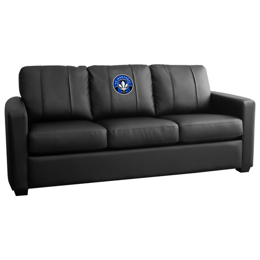 Silver Sofa with CF Montreal Primary Logo