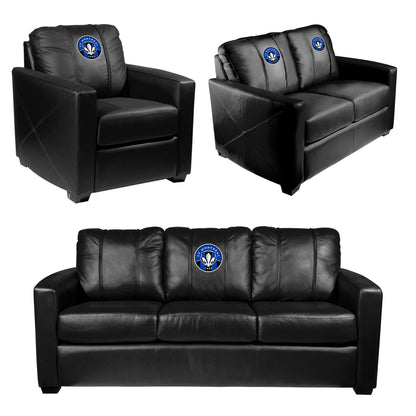 Silver Sofa with CF Montreal Primary Logo