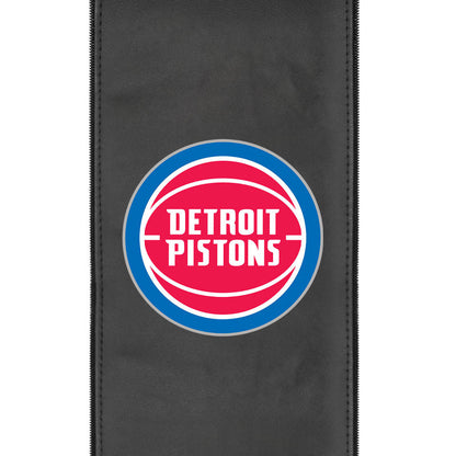 Silver Club Chair Detroit Pistons Logo