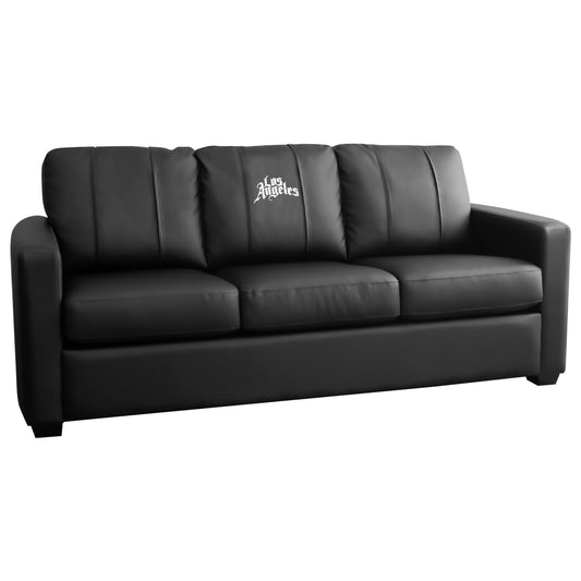 Silver Sofa with Los Angeles Clippers Alternate Logo