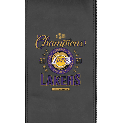 Silver Sofa with Los Angeles Lakers 2020 Champions Logo