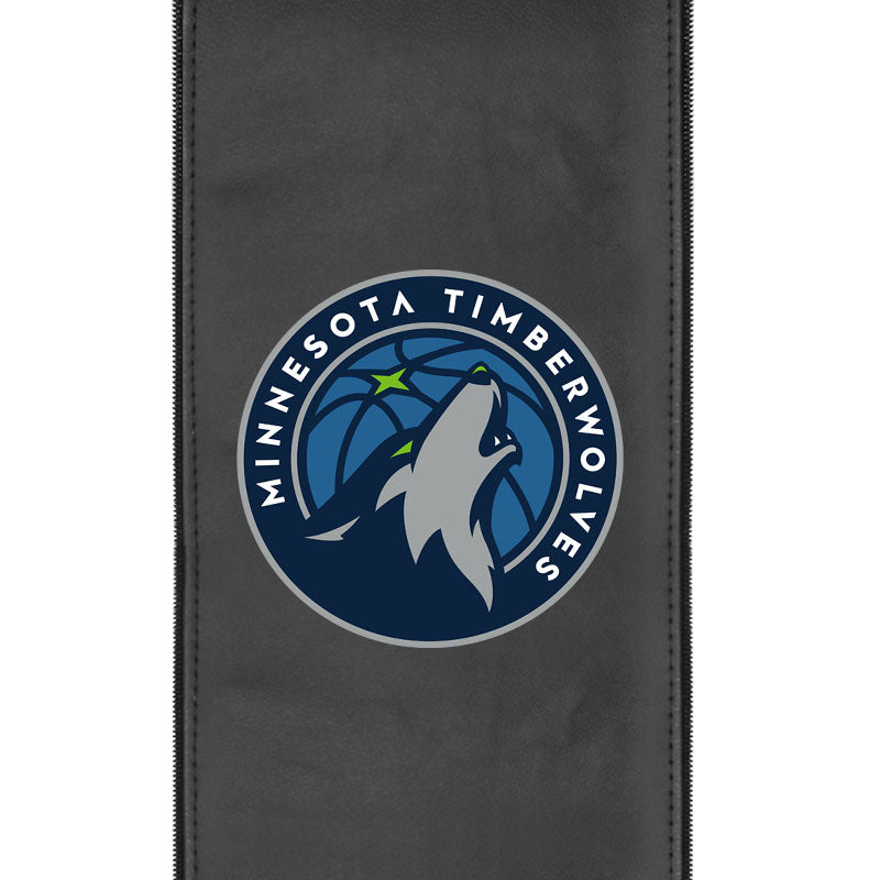 Silver Club Chair with Minnesota Timberwolves Primary Logo