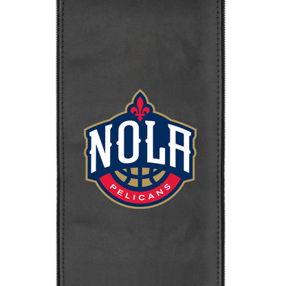 Silver Club Chair with New Orleans Pelicans NOLA