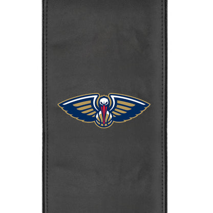 Silver Club Chair with New Orleans Pelicans Primary Logo