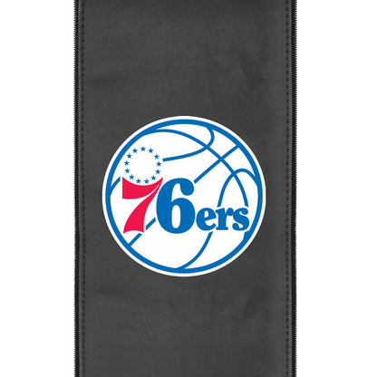 Silver Loveseat with Philadelphia 76ers Primary