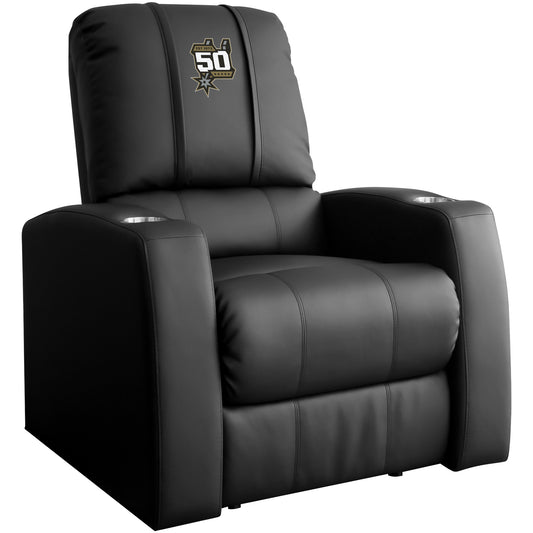 Relax Home Theater Recliner with San Antonio Spurs Team Commemorative Logo