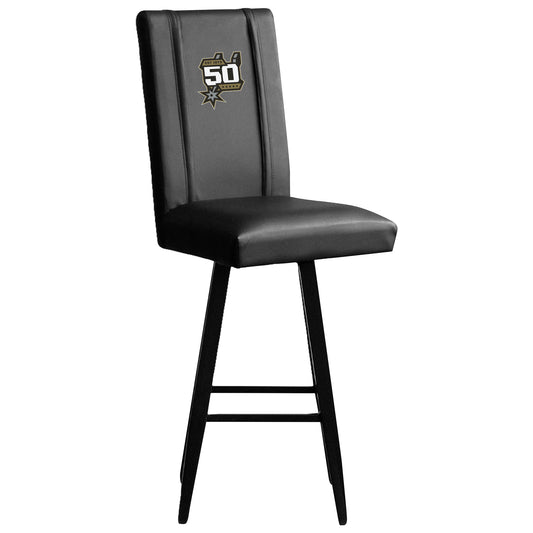 Swivel Bar Stool 2000 with San Antonio Spurs Team Commemorative Logo