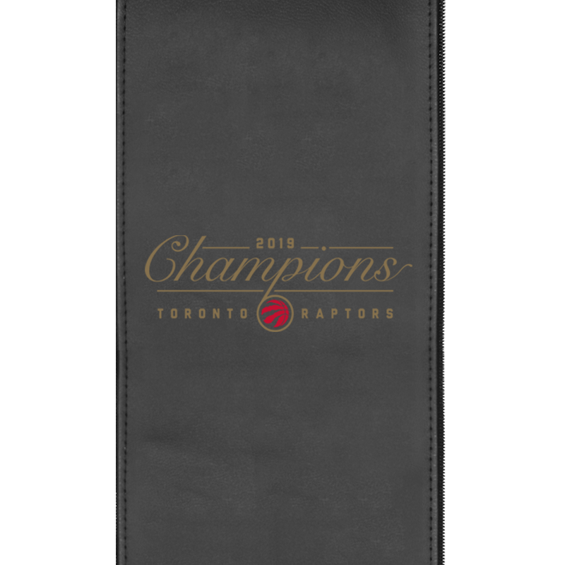 Silver Club Chair with Toronto Raptors Alternate 2019 Champions Logo