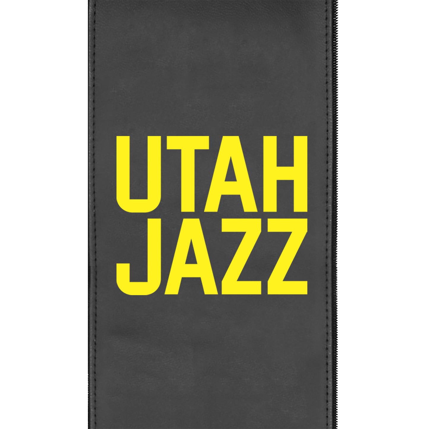 Silver Loveseat with Utah Jazz Wordmark Logo