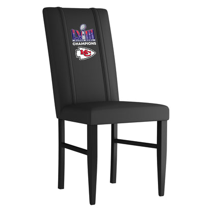 Kansas City Chiefs Super Bowl LVIII Champions Logo Side Chair 2000 Set of 2
