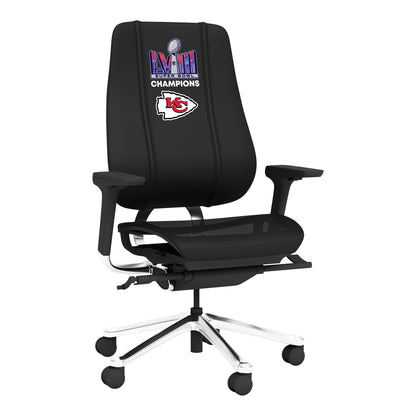 Kansas City Chiefs Super Bowl LVIII Champions Logo PhantomX Mesh Gaming Chair