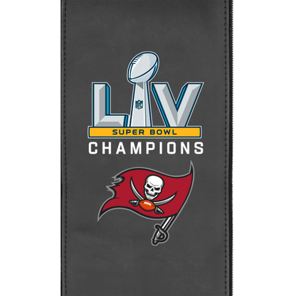 Tampa Bay Buccaneers Primary Super Bowl LV Logo Silver Loveseat
