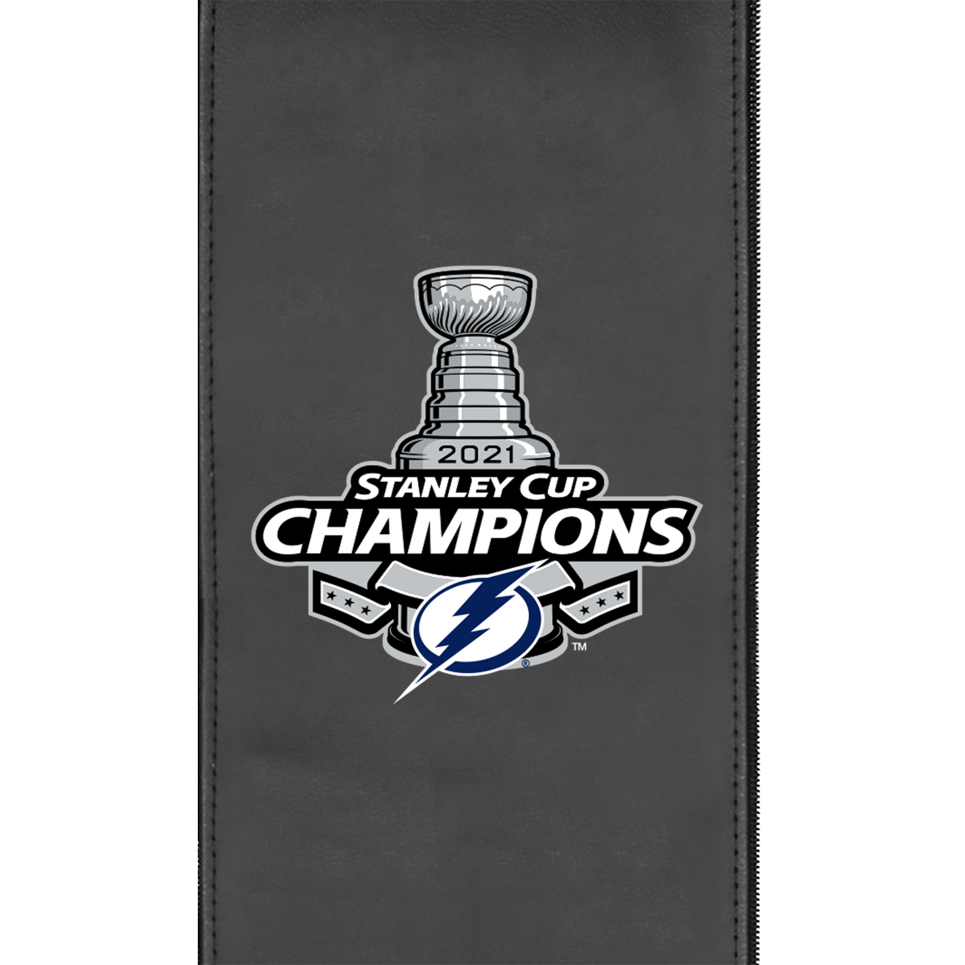 Tampa Bay Lightning 2021 Stanley Cup Champions Logo Panel 24 Panel for Xpression & PhantomX Gaming Chair Only | Zipchair