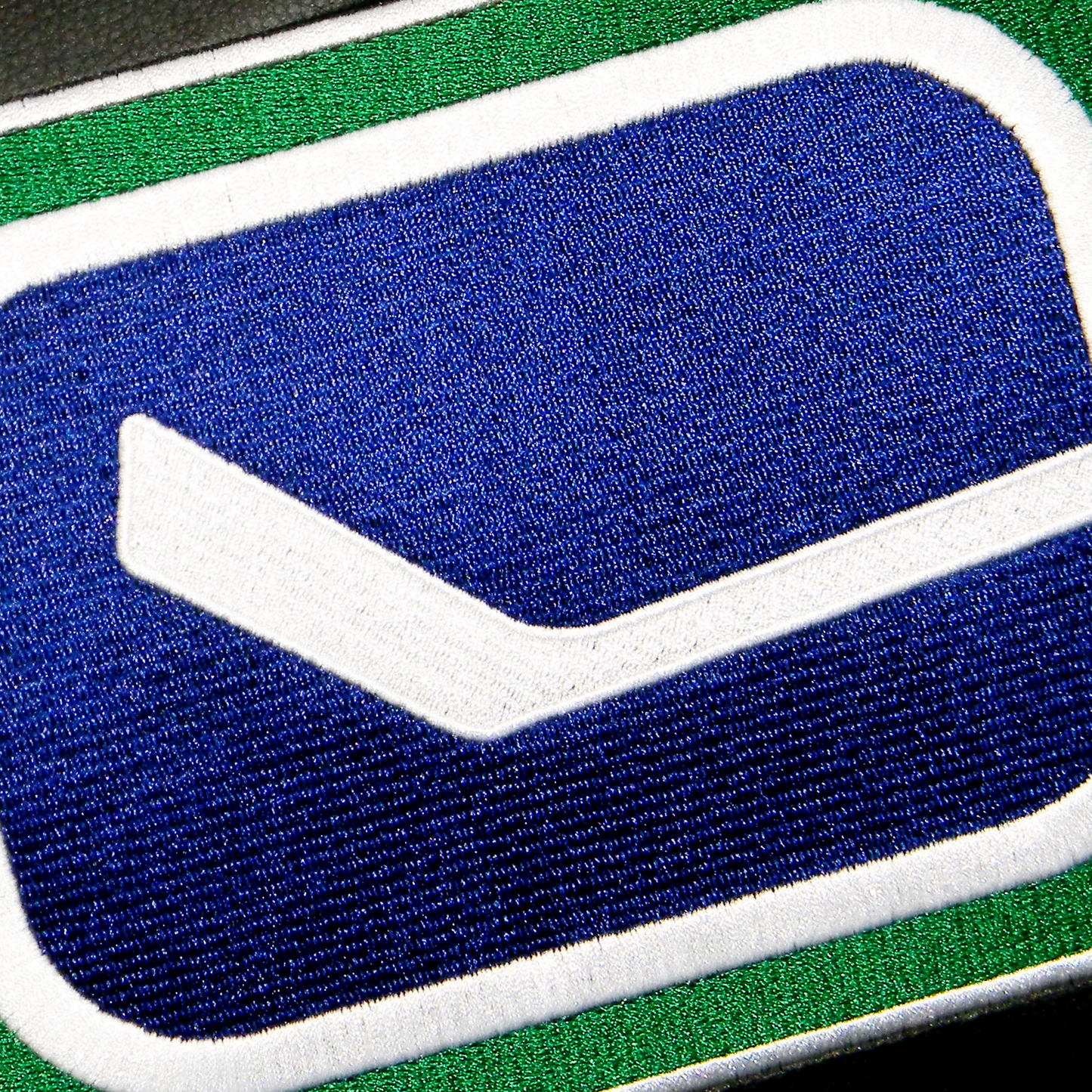Silver Club Chair with Vancouver Canucks Secondary Logo