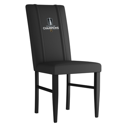 Side Chair 2000 with Vegas Golden Knights 2023 Champions Logo Set of 2