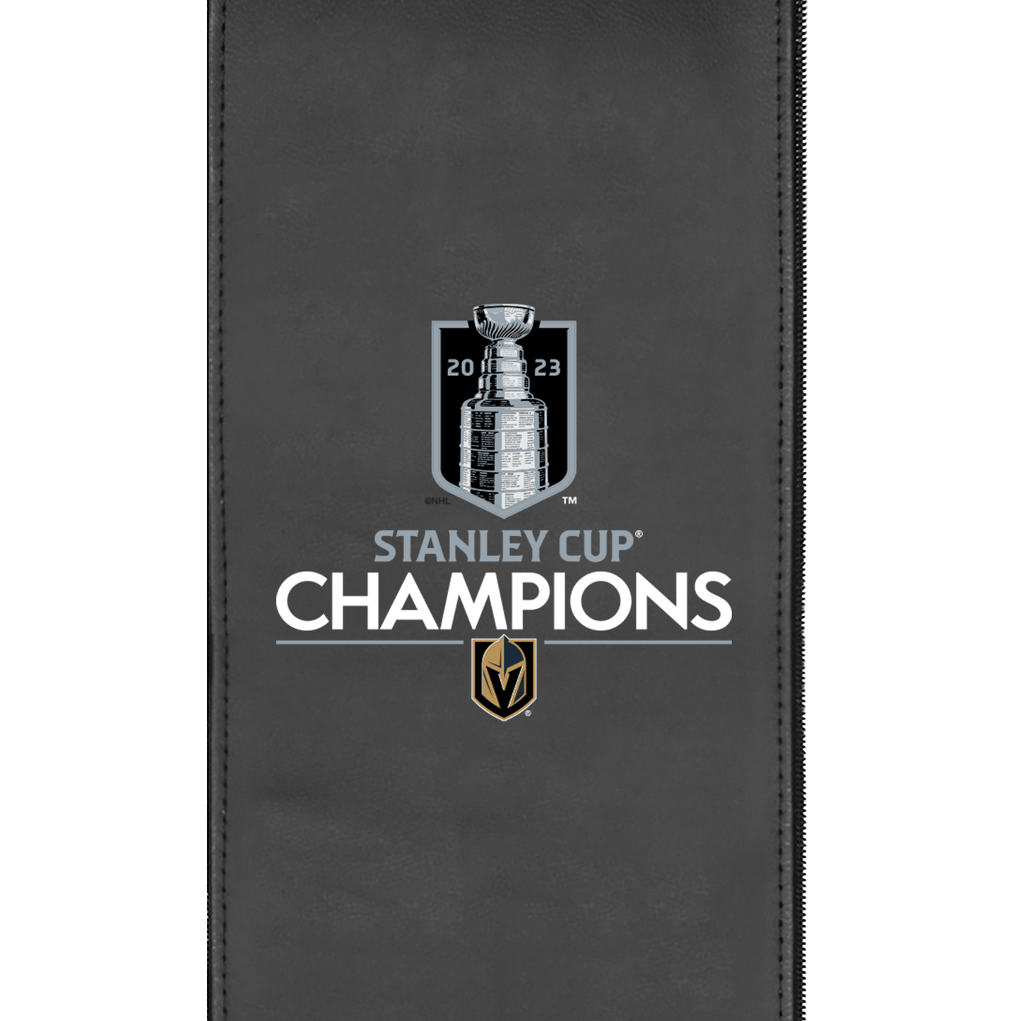 Silver Sofa with Vegas Golden Knights 2023 Champions