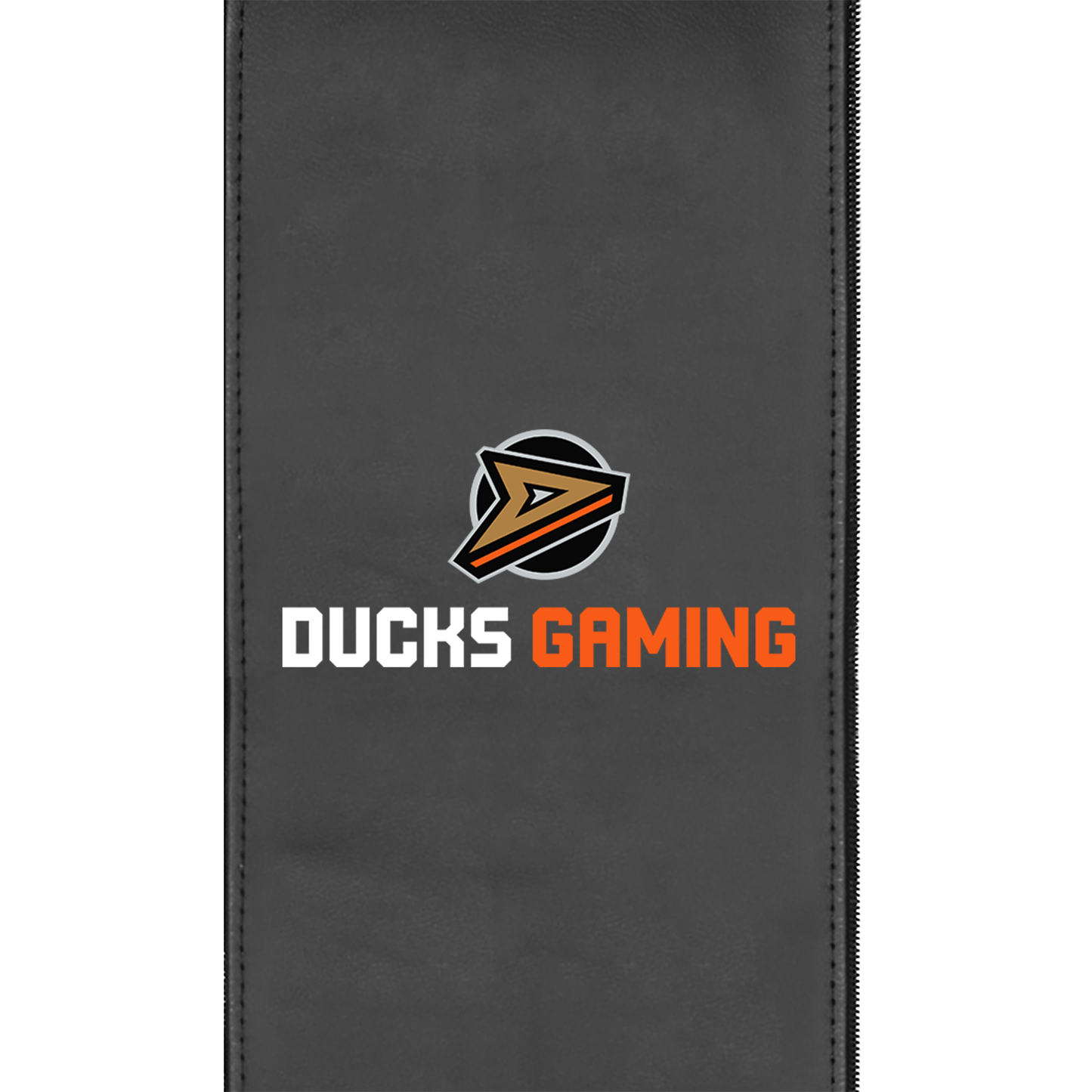 Silver Sofa with Ducks Gaming Logo
