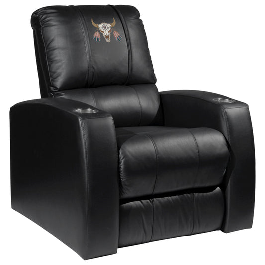 Relax Home Theater Recliner with Painted Skull Logo Panel