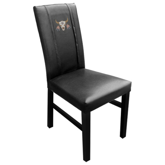 Side Chair 2000 with Painted Skull Logo Panel Set of 2
