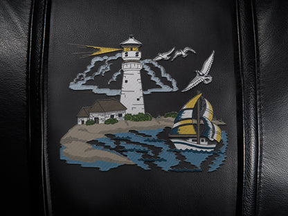 Swivel Bar Stool 2000 with Lighthouse Scene Logo Panel