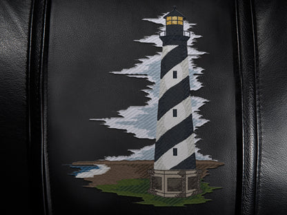 Swivel Bar Stool 2000 with Lighthouse Black & White Logo Panel