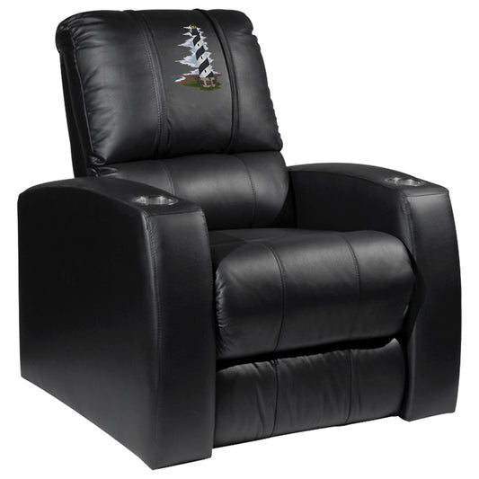 Relax Home Theater Recliner with Lighthouse Black & White Logo Panel