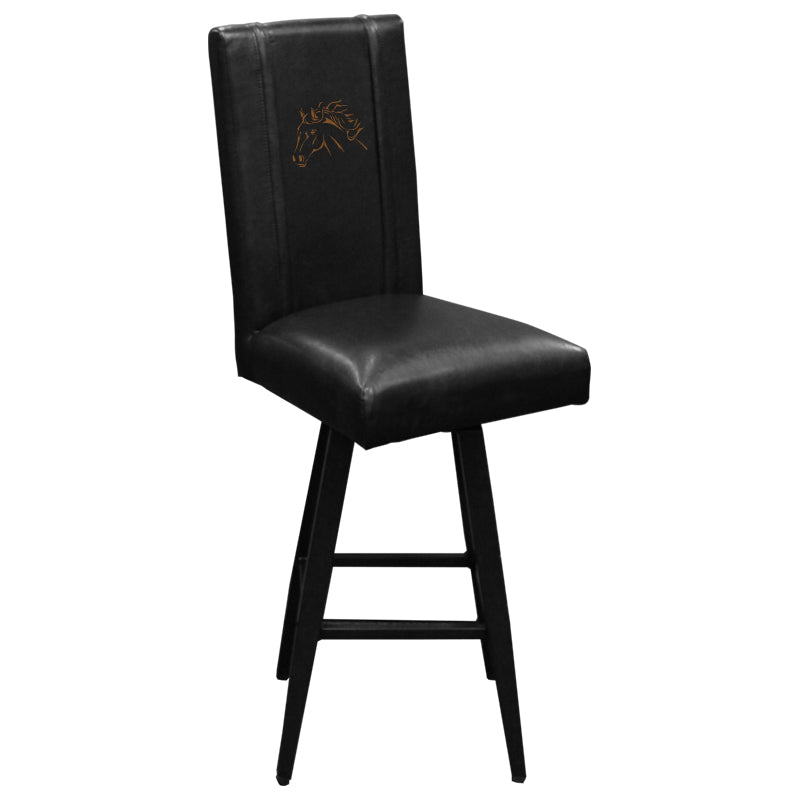 Swivel Bar Stool 2000 with Horse Head Logo Panel