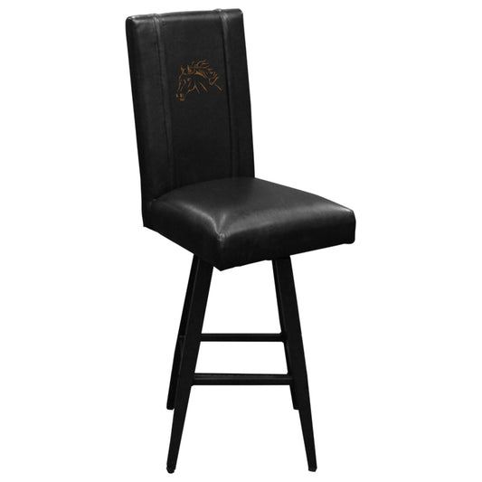 Swivel Bar Stool 2000 with Horse Head Logo Panel