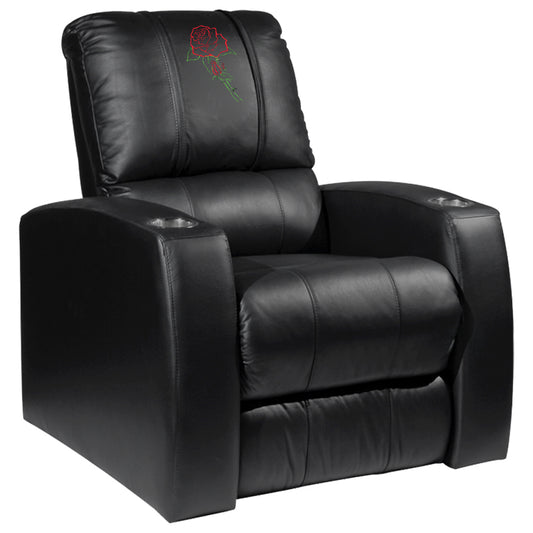 Relax Home Theater Recliner with Red Rose Logo Panel