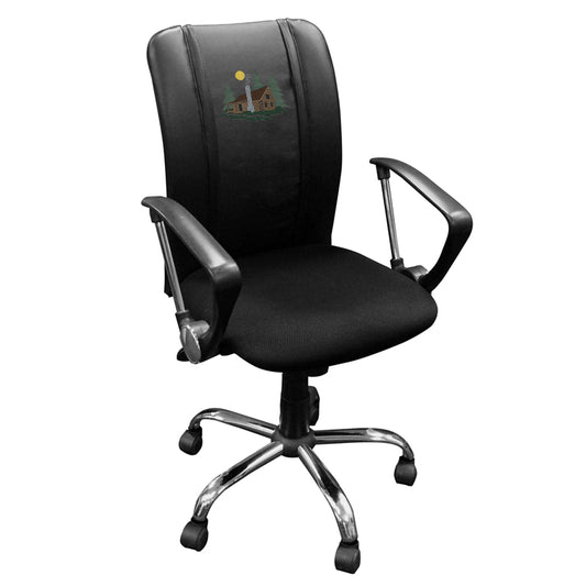 Curve Task Chair with Cabin Scene Logo