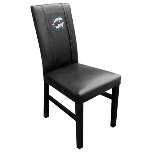 Side Chair 2000 with Dolphin Swirl Logo Panel Set of 2