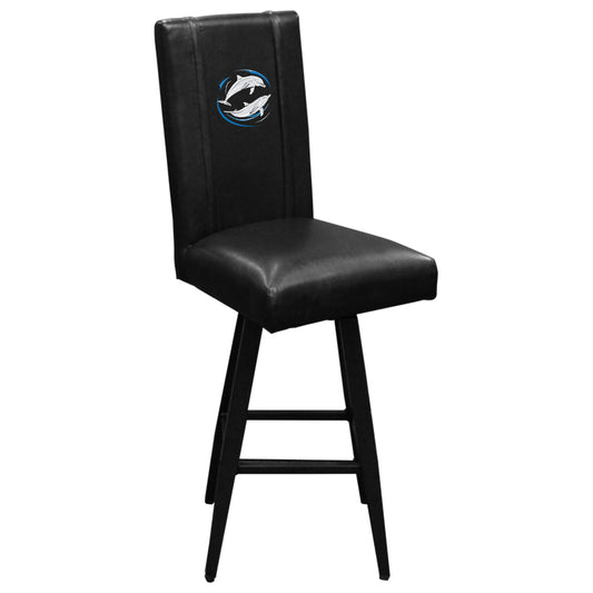 Swivel Bar Stool 2000 with Dolphin Swirl Logo Panel
