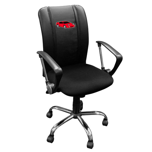 Curve Task Chair with Sports Car Gaming Logo
