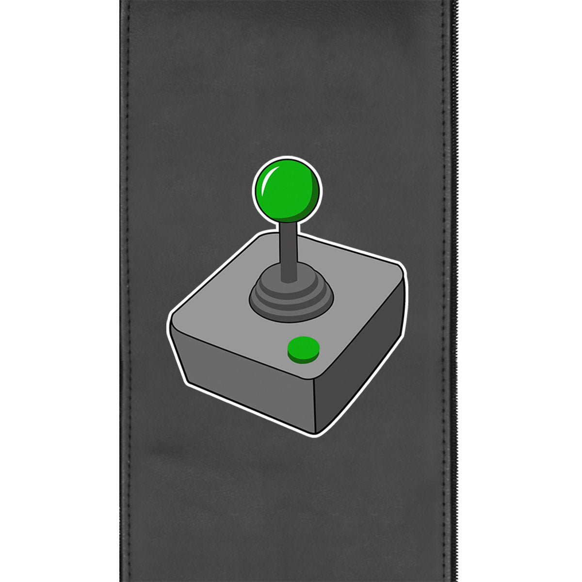 Silver Club Chair with Joystick Gaming Logo
