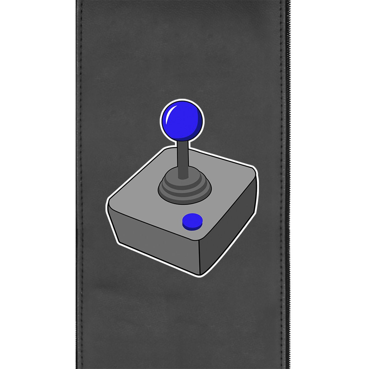 Silver Club Chair with Joystick Gaming Logo