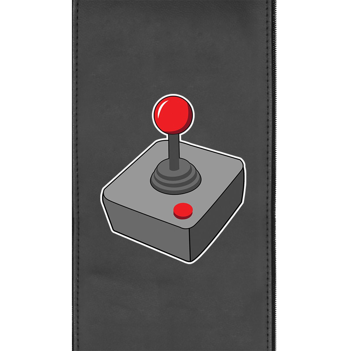 Silver Club Chair with Joystick Gaming Logo
