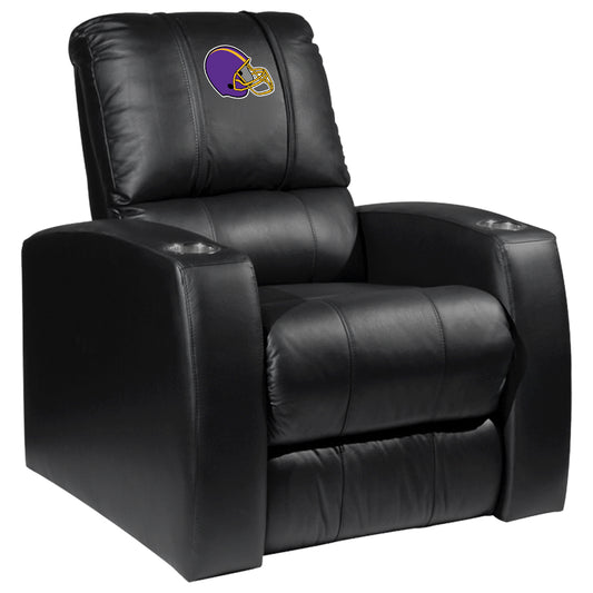 Home Theater Recliner with Football Helmet Gaming Logo