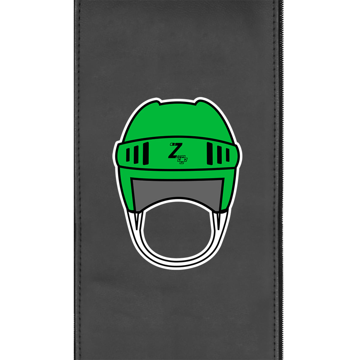 Retro Hockey Helmet Gaming Logo Panel