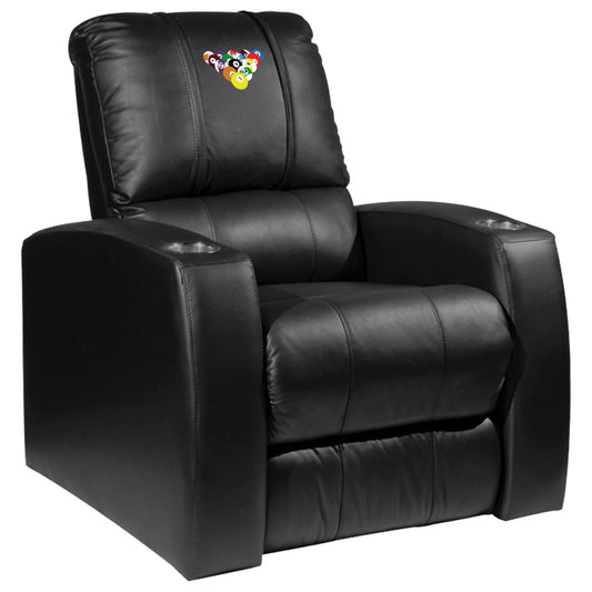 Relax Home Theater Recliner with Billiards Logo Panel