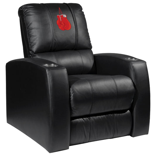 Relax Home Theater Recliner with Boxing Gloves Logo Panel