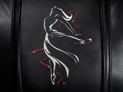 Office Chair 1000 with Ballerina Red Ribbon Logo Panel