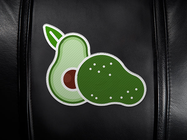 Silver Loveseat with Avocado Logo Panel