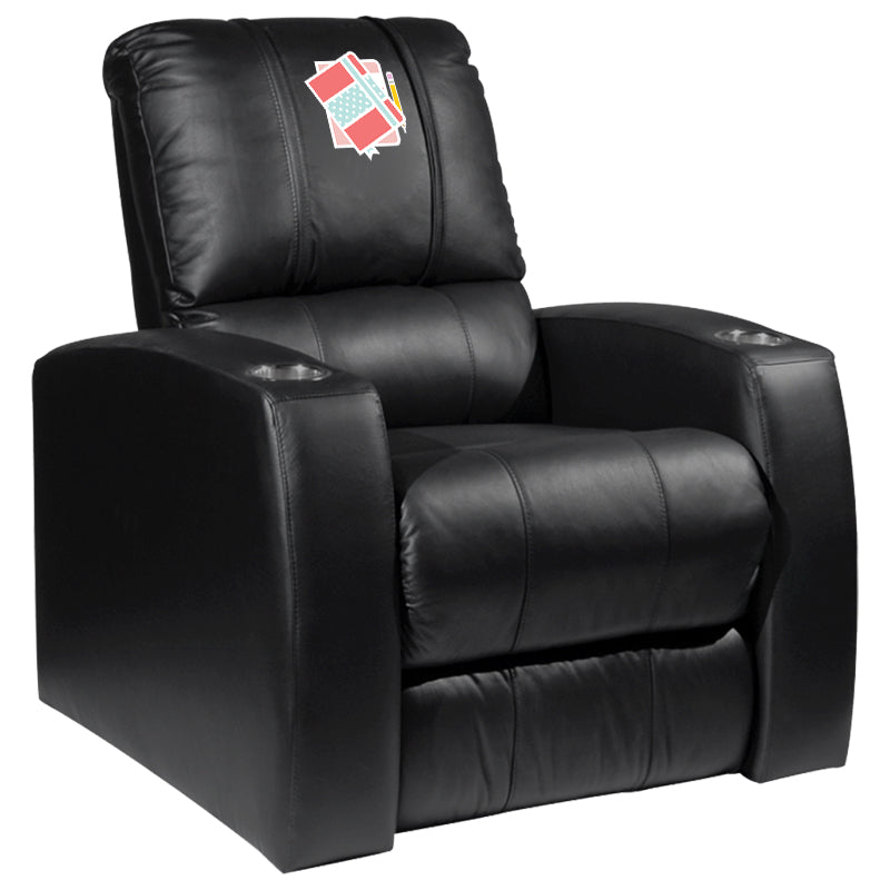 Relax Home Theater Recliner with Book Logo Panel