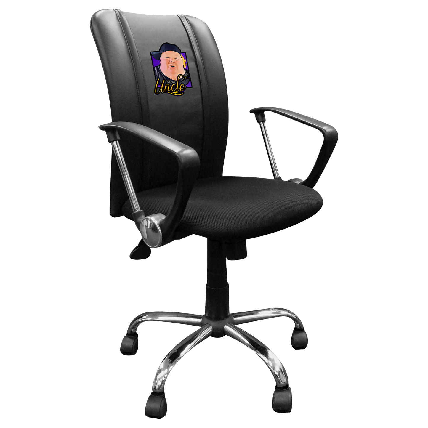 Curve Task Chair with Tik Tok Uncle  Logo