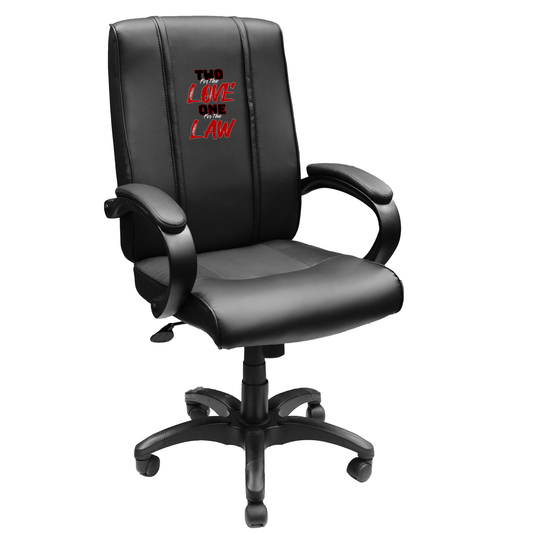 Office Chair 1000 with Two For Tha Love One For Tha Law  Logo