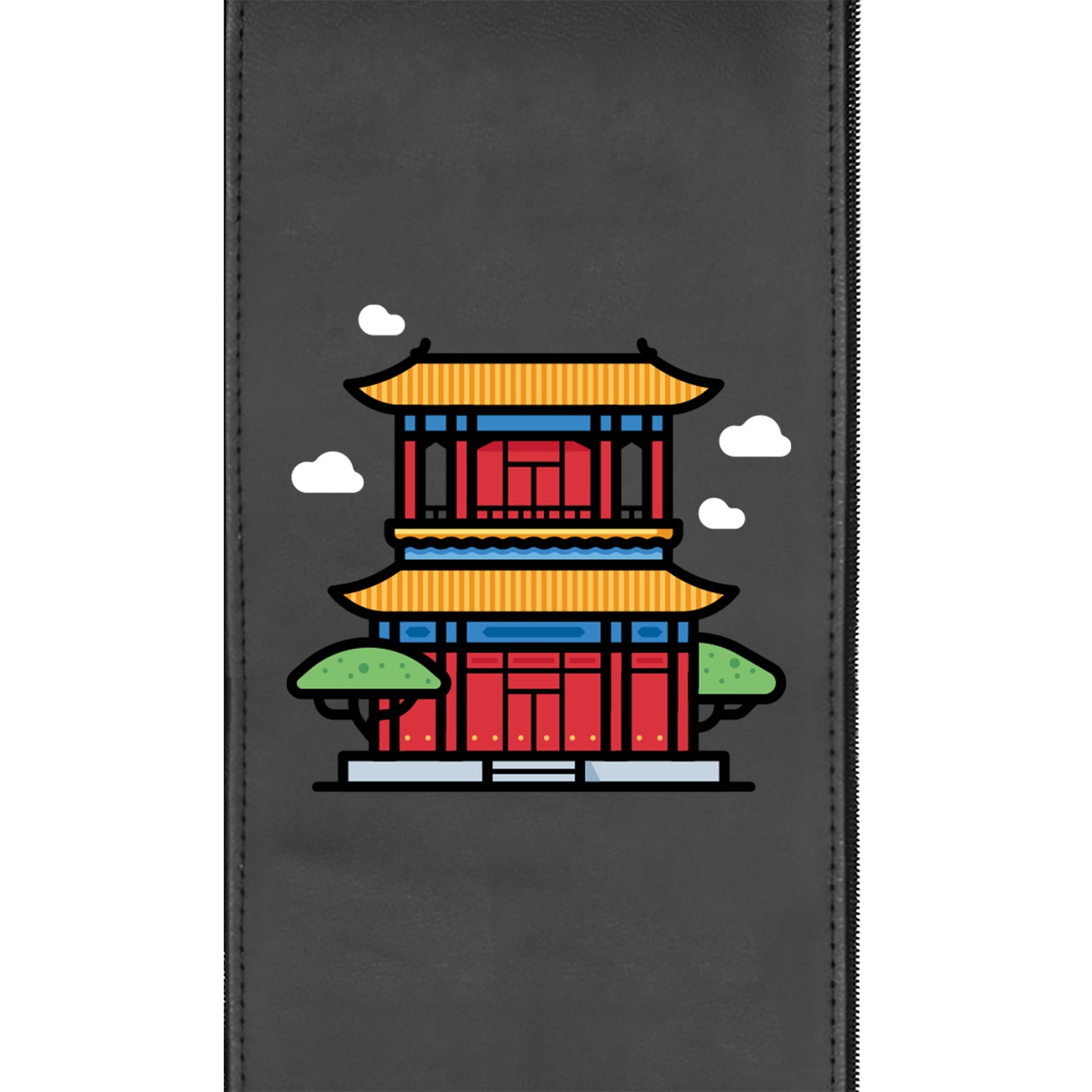 Buddhist Temple Logo Panel