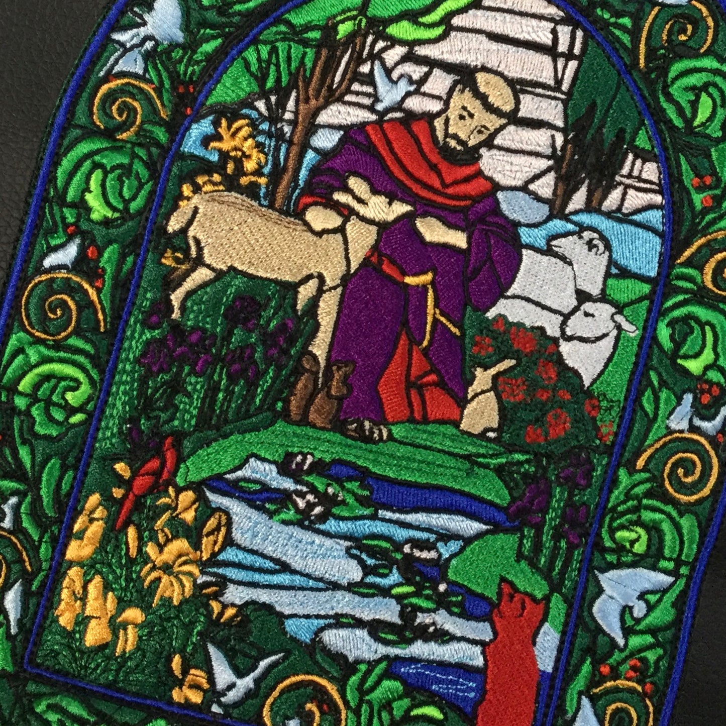 Stained Glass Logo Panel