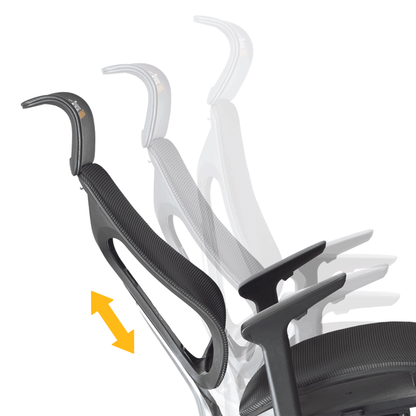 Phantomx Mesh Gaming Chair with Las Vegas Inferno White  Logo