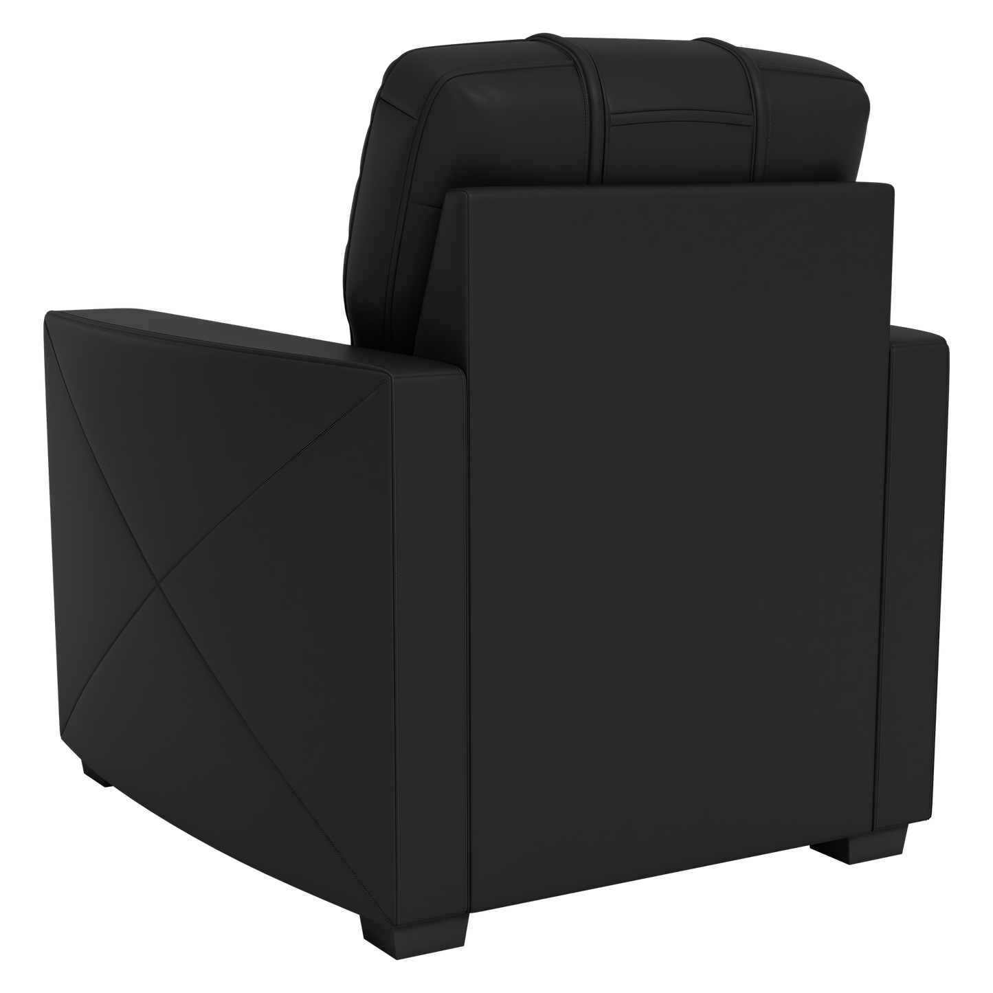 Silver Club Chair with Corvette Jake Symbol White Logo