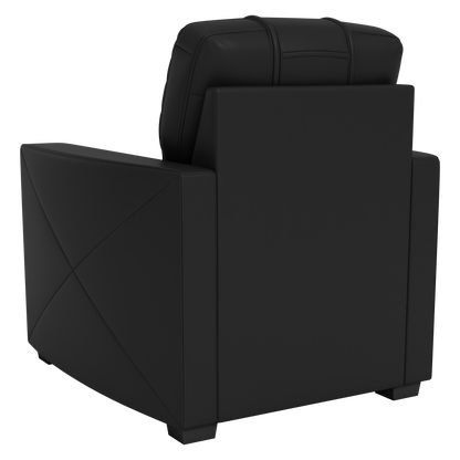 Silver Club Chair with Corvette Symbol Logo